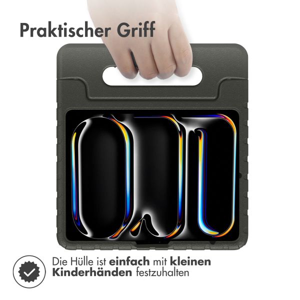 imoshion Schutzhülle mit Handgriff kindersicher für das iPad Pro 13 (2024) M4 - Schwarz