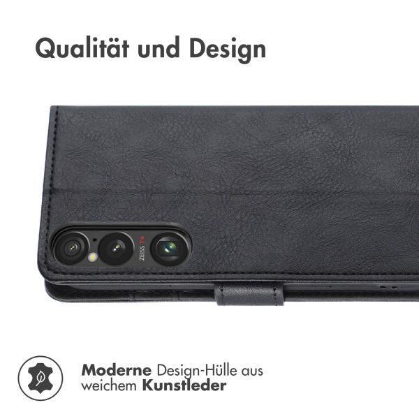 imoshion Luxuriöse Klapphülle für das Sony Xperia 1 VI - Schwarz
