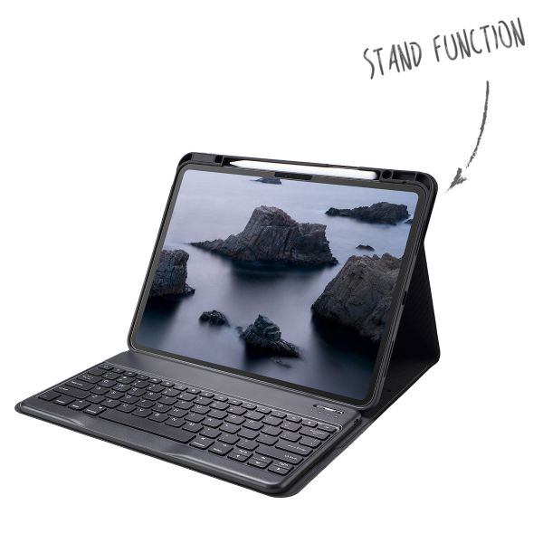 Accezz QWERTY Bluetooth Keyboard Klapphülle für das iPad Pro 13 (2024) M4 - Schwarz