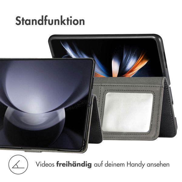 iMoshion Luxuriöse Klapphülle für das Samsung Galaxy Z Fold 6 - Schwarz