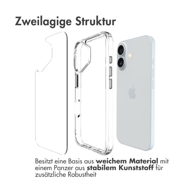 imoshion Rugged Air Case für das iPhone 16 Plus - Transparent