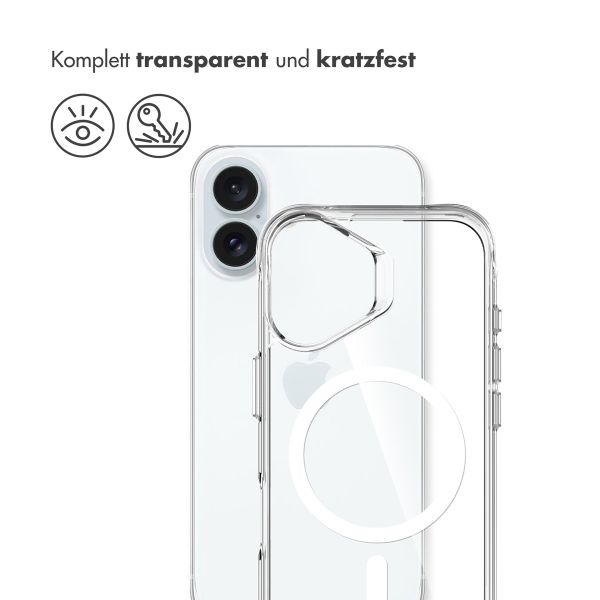 imoshion Rugged Air MagSafe Case für das iPhone 16 - Transparent