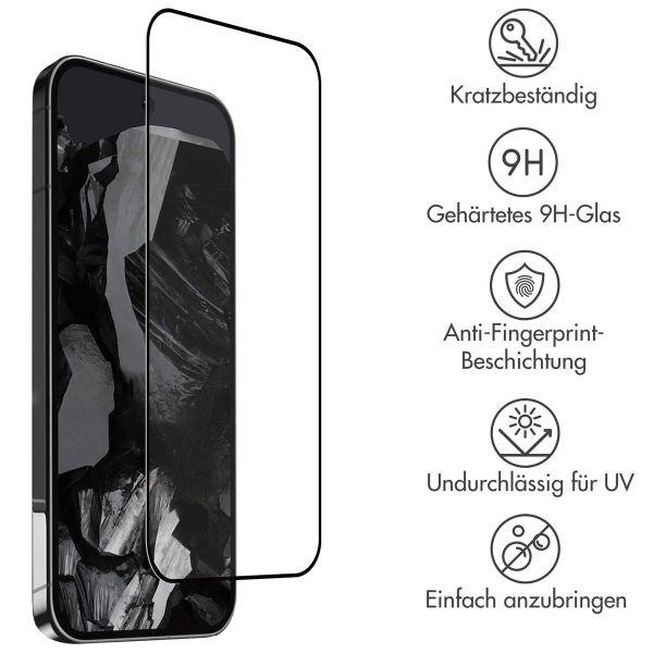 Accezz Full Cover Screen Protector aus gehärtetem Glas für das Google Pixel 9 Pro XL