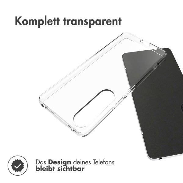 Accezz TPU Clear Cover für das Sony Xperia 1 VI - Transparent