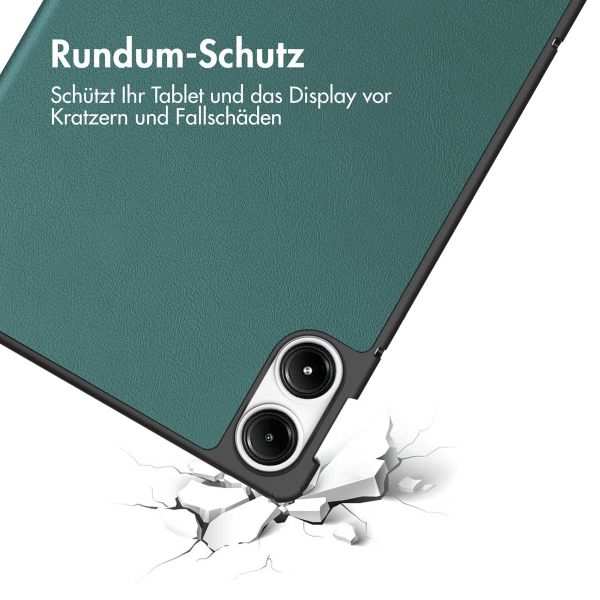 imoshion Trifold Klapphülle für das Xiaomi Redmi Pad Pro / POCO Pad - Dunkelgrün