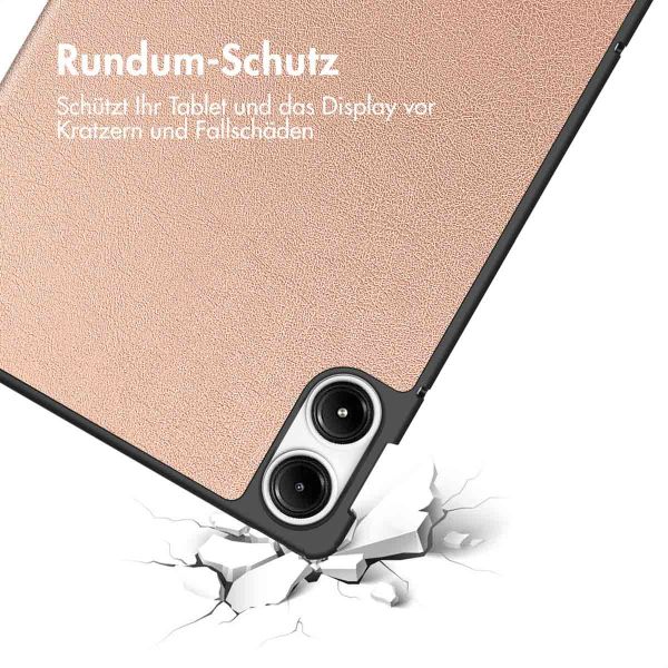 imoshion Trifold Klapphülle für das Xiaomi Redmi Pad Pro / POCO Pad - Rose Gold