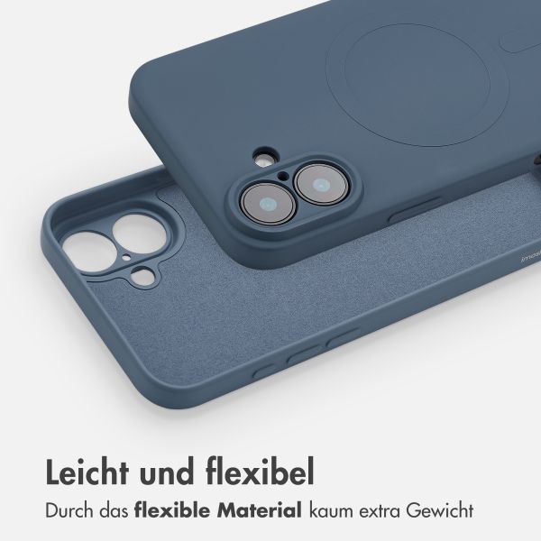 imoshion Color Back Cover mit MagSafe für das iPhone 16 - Dunkelblau