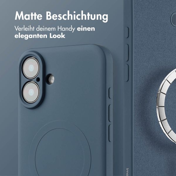 imoshion Color Back Cover mit MagSafe für das iPhone 16 - Dunkelblau