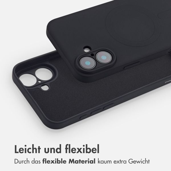 imoshion Color Back Cover mit MagSafe für das iPhone 16 Plus - Schwarz