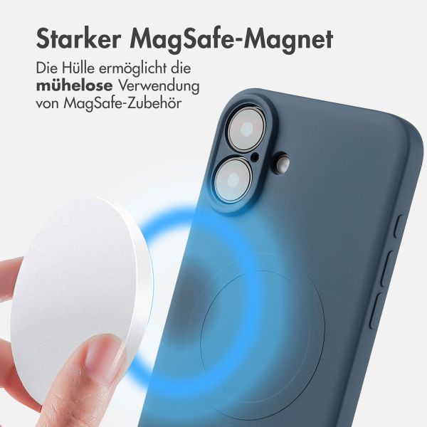 imoshion Color Back Cover mit MagSafe für das iPhone 16 Plus - Dunkelblau