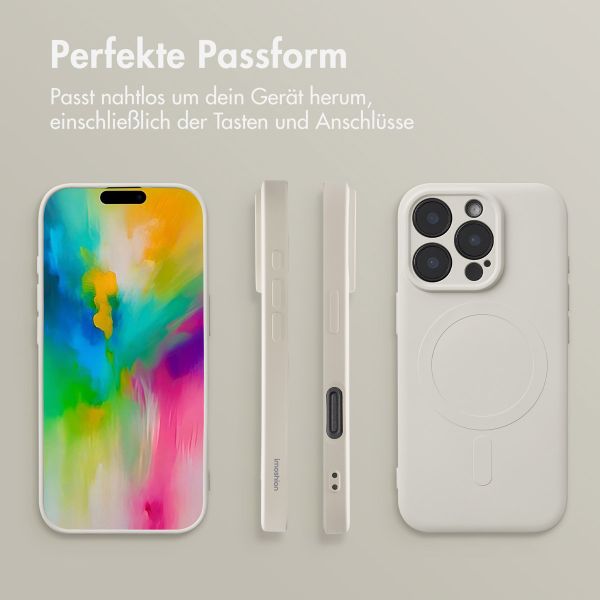 imoshion Color Back Cover mit MagSafe für das iPhone 16 Pro Max - Stone