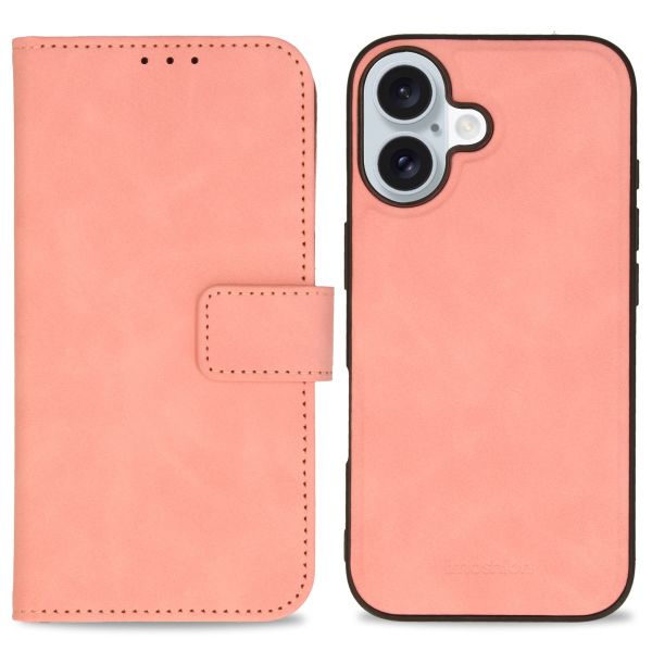 imoshion Entfernbare 2-1 Luxus Klapphülle für das iPhone 16 - Rosa