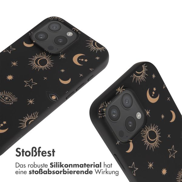 imoshion Silikonhülle design mit Band für das iPhone 16 Pro Max - Sky Black