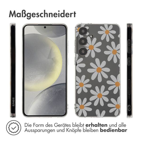 imoshion Design Hülle für das Samsung Galaxy S24 Plus - Daisy flower