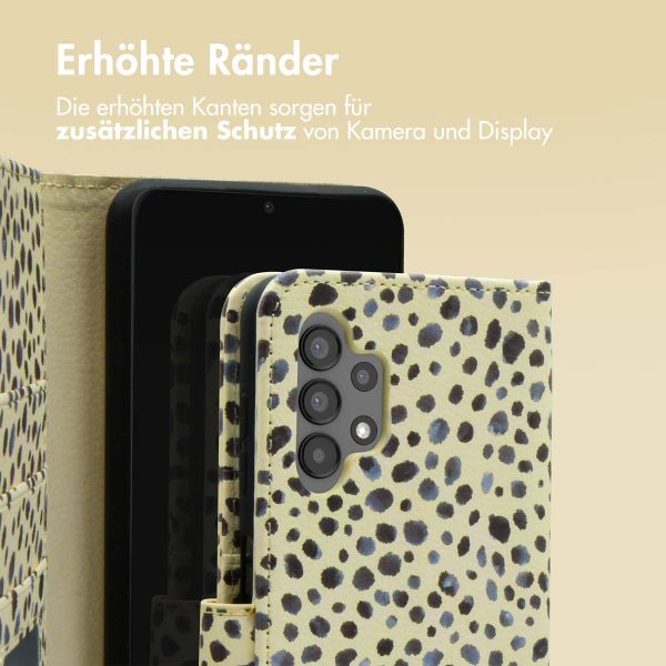 imoshion Design Klapphülle für das Samsung Galaxy A13 (4G) - Black And White Dots