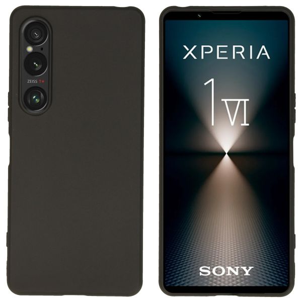 imoshion Color TPU Hülle für das Sony Xperia 1 VI - Schwarz