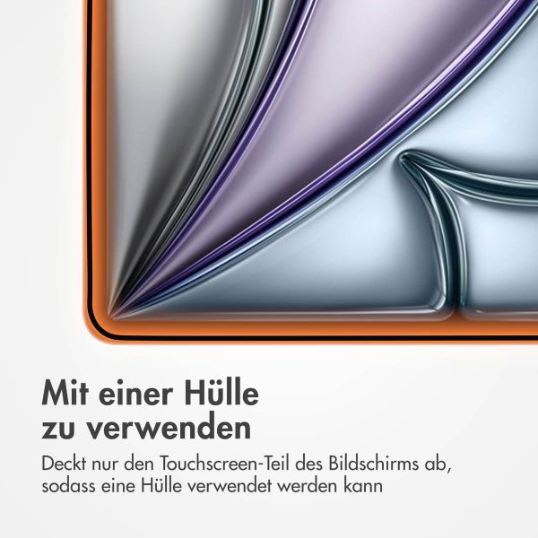 Accezz Schutzfolie aus gehärtetem Glas mit Applikator für das iPad Pro 11 (2024) M4