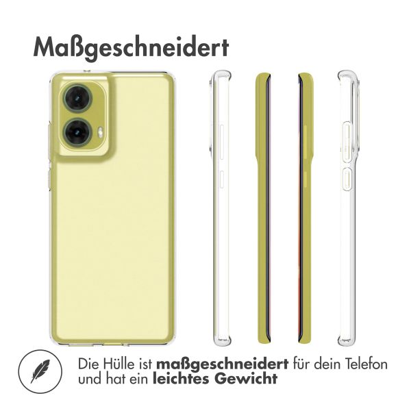 Accezz TPU Clear Cover für das Motorola Moto G85 - Transparent