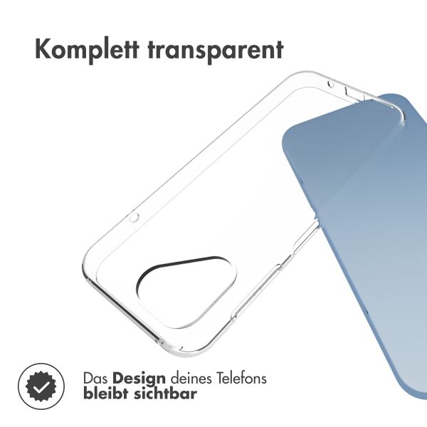 Accezz TPU Clear Cover für das Fairphone 5 - Transparent