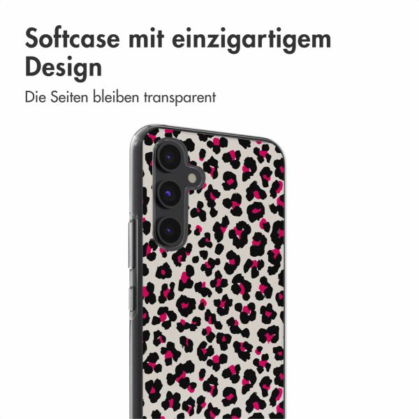 imoshion Design Hülle Samsung Galaxy A54 (5G) - Leopard Pink