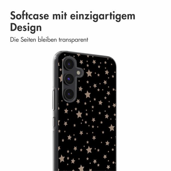 imoshion Design Hülle Samsung Galaxy A54 (5G) - Stars Beige Reverse