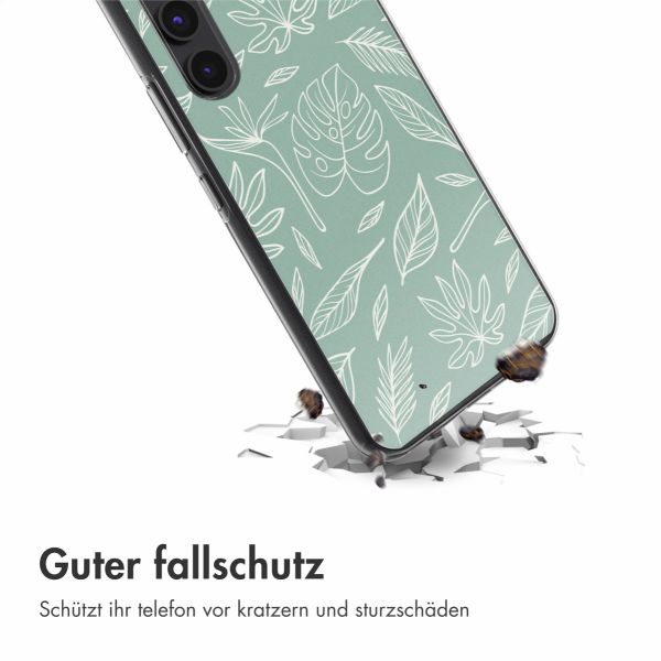 imoshion Design Hülle Samsung Galaxy A54 (5G) - Leaves Line-Art