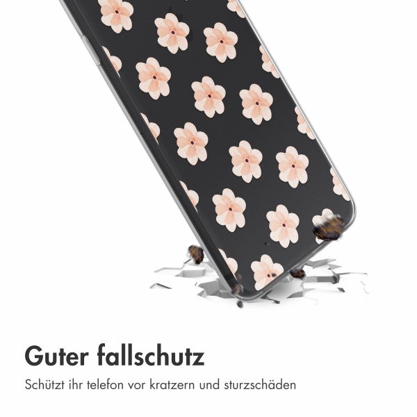 imoshion Design Hülle iPhone SE (2022 / 2020) / 8 / 7 - Floral Peach