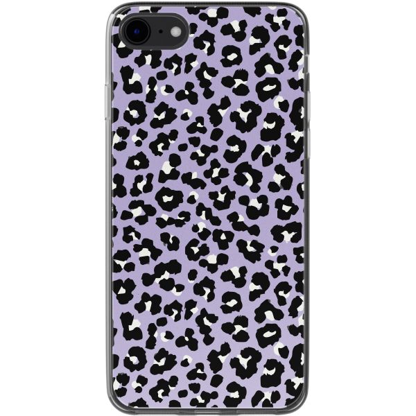 imoshion Design Hülle iPhone SE (2022 / 2020) / 8 / 7 - Leopard Lilac