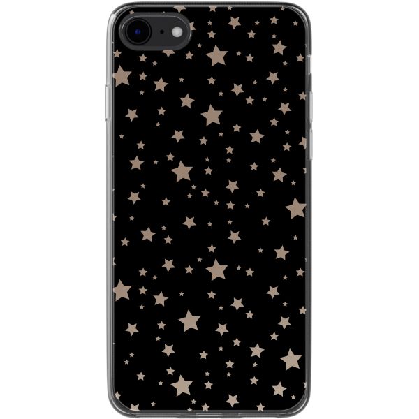 imoshion Design Hülle iPhone SE (2022 / 2020) / 8 / 7 - Stars Beige Reverse