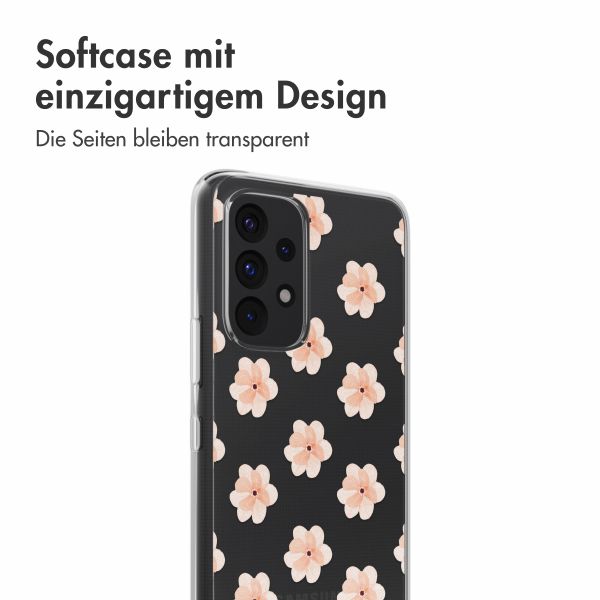 imoshion Design Hülle Samsung Galaxy A53 - Floral Peach