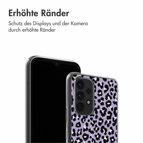 imoshion Design Hülle Samsung Galaxy A53 - Leopard Lilac