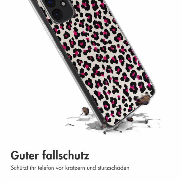 imoshion Design Hülle Samsung Galaxy A53 - Leopard Pink