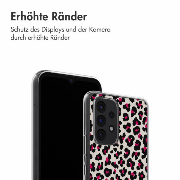 imoshion Design Hülle Samsung Galaxy A53 - Leopard Pink