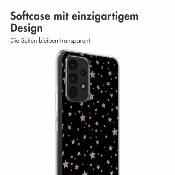 imoshion Design Hülle Samsung Galaxy A53 - Stars Beige Reverse