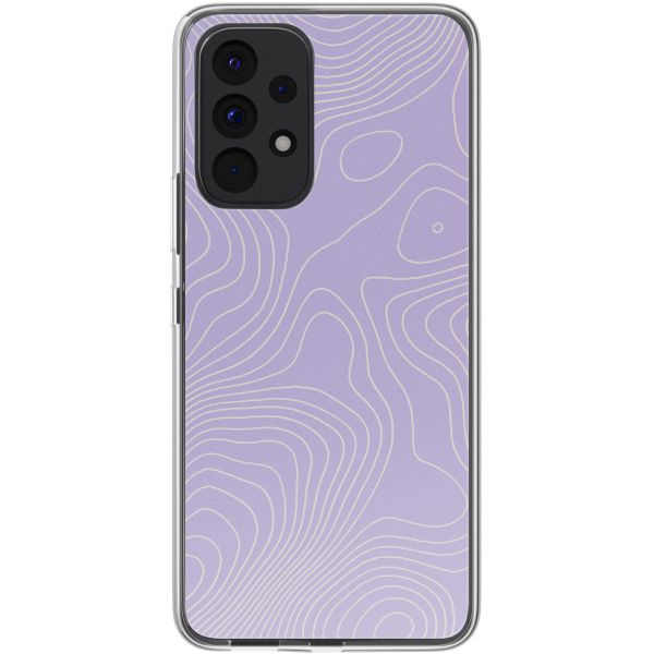 imoshion Design Hülle Samsung Galaxy A53 - Topo Lilac