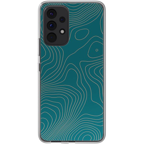 imoshion Design Hülle Samsung Galaxy A53 - Topo Turquoise