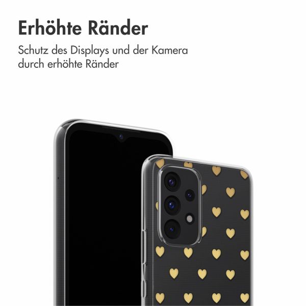 imoshion Design Hülle Samsung Galaxy A53  - Golden Hearts