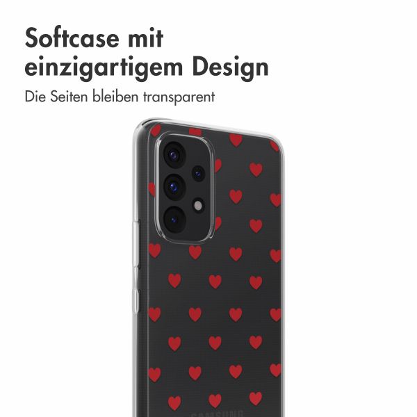 imoshion Design Hülle Samsung Galaxy A53 - Red Hearts