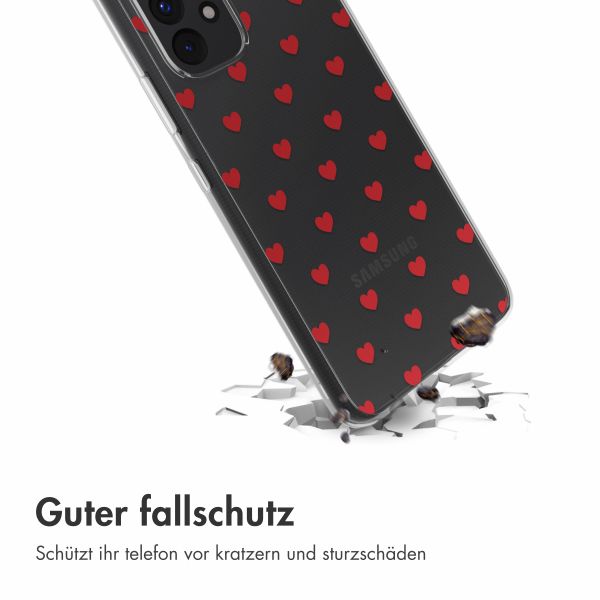 imoshion Design Hülle Samsung Galaxy A53 - Red Hearts