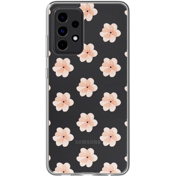 imoshion Design Hülle Samsung Galaxy A52(s) (5G/4G) - Floral Peach