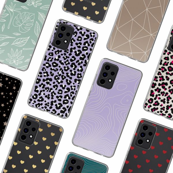 imoshion Design Hülle Samsung Galaxy A52(s) (5G/4G) - Leopard Lilac