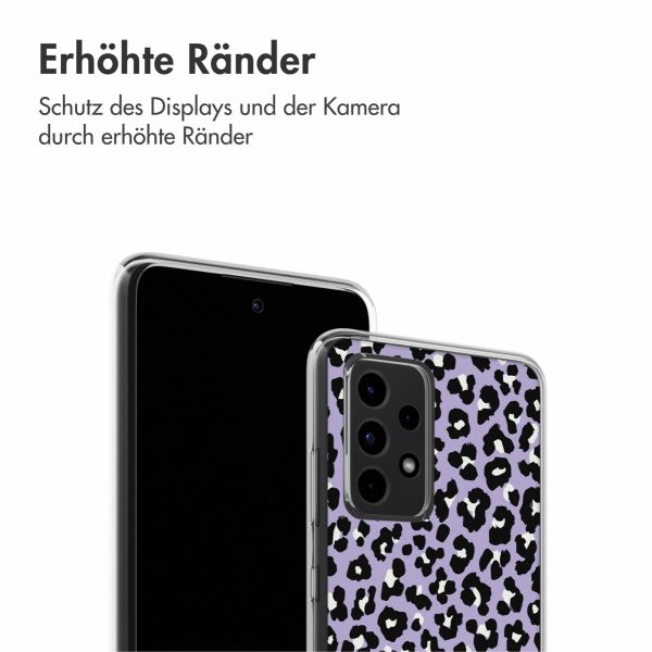 imoshion Design Hülle Samsung Galaxy A52(s) (5G/4G) - Leopard Lilac