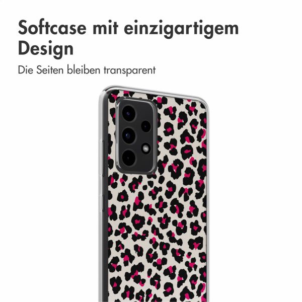 imoshion Design Hülle Samsung Galaxy A52(s) (5G/4G) - Leopard Pink