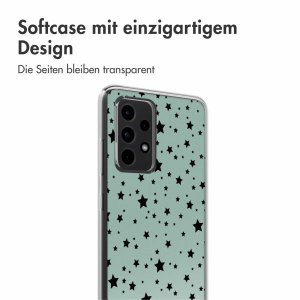 imoshion Design Hülle Samsung Galaxy  A52(s) (5G/4G) - Stars Mint