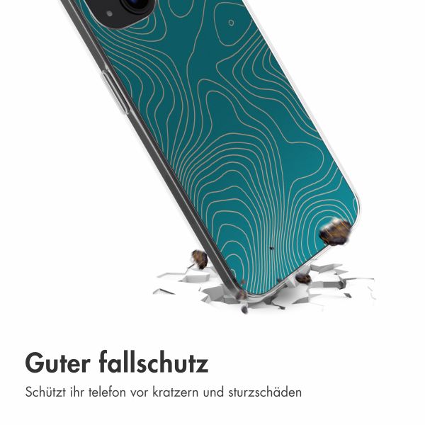 imoshion Design Hülle iPhone 13 - Topo Turquoise