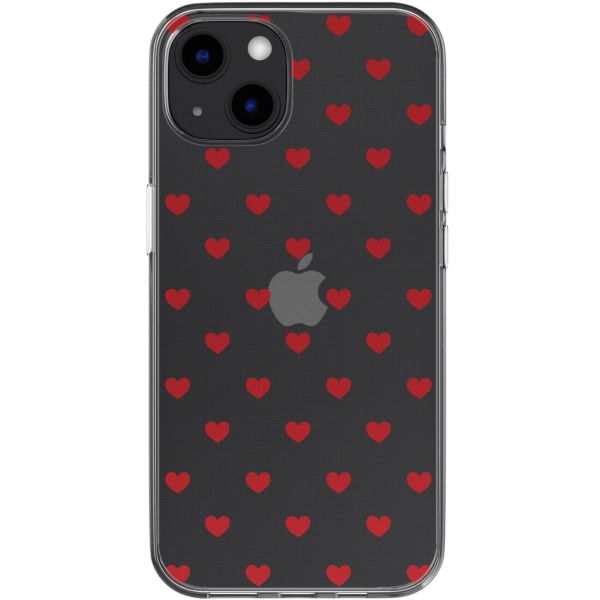 imoshion Design Hülle iPhone 13 - Red Hearts