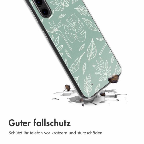 imoshion Design Hülle Samsung Galaxy A14 (5G) - Leaves Line-Art