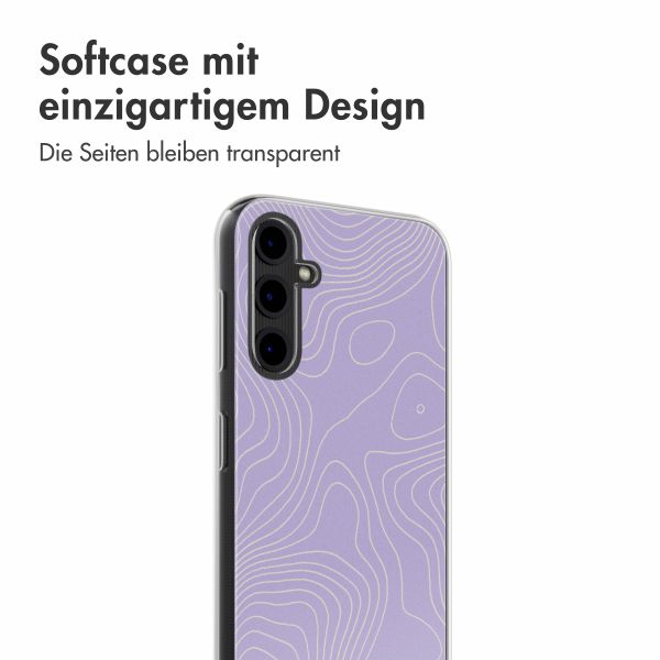 imoshion Design Hülle Samsung Galaxy A14 (5G) - Topo Lilac