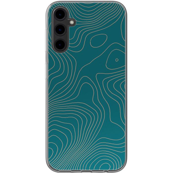 imoshion Design Hülle Samsung Galaxy A14 (5G) - Topo Turquoise