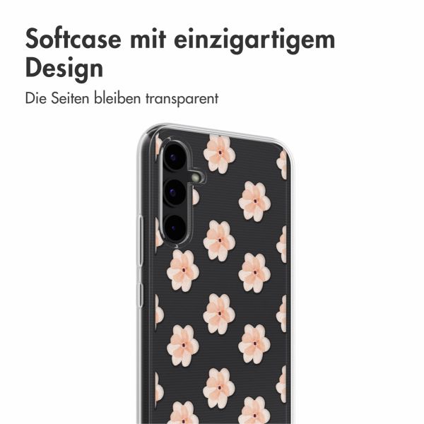 imoshion Design Hülle Samsung Galaxy A34 (5G) - Floral Peach